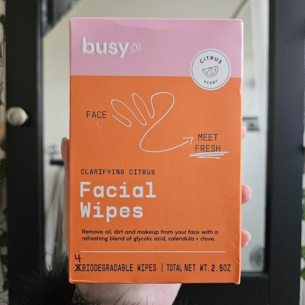 ⚪️🔴5/10$ Clarifying Citrus Facial Wipes - Orange